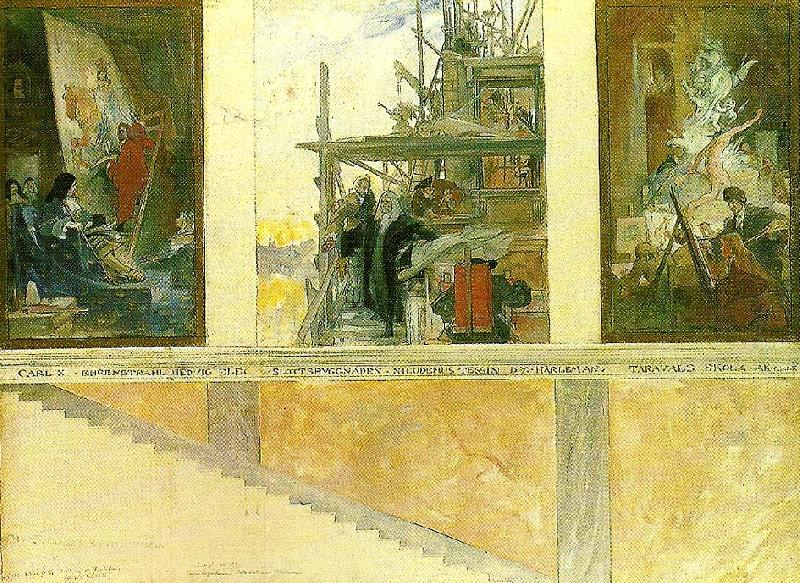 Carl Larsson ur sveriges konsthistoria china oil painting image